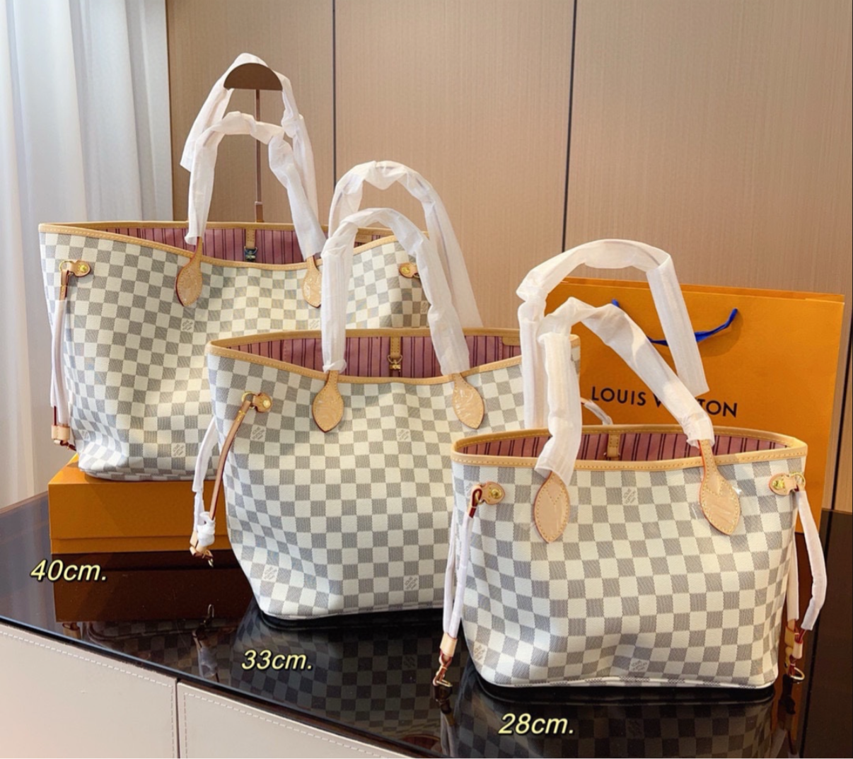 Classic NF tote bags, with matching zippered pouch