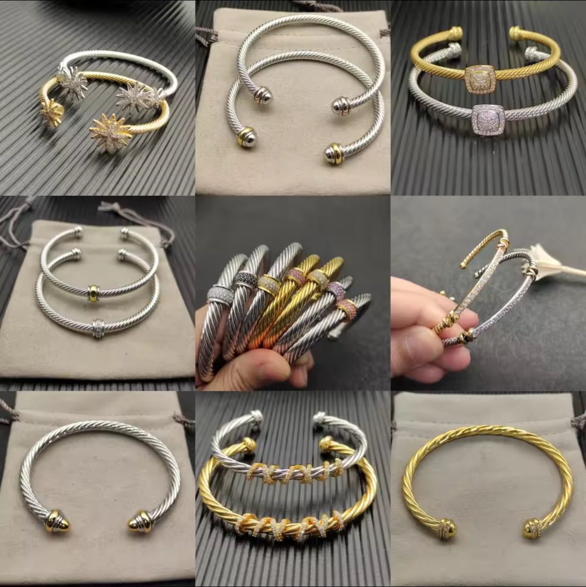 Assorted adjustable bangles  [many options]