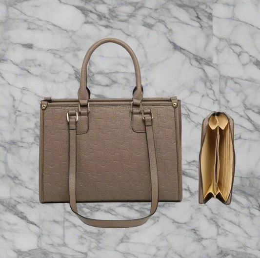 Vegan leather printed totes & wallets