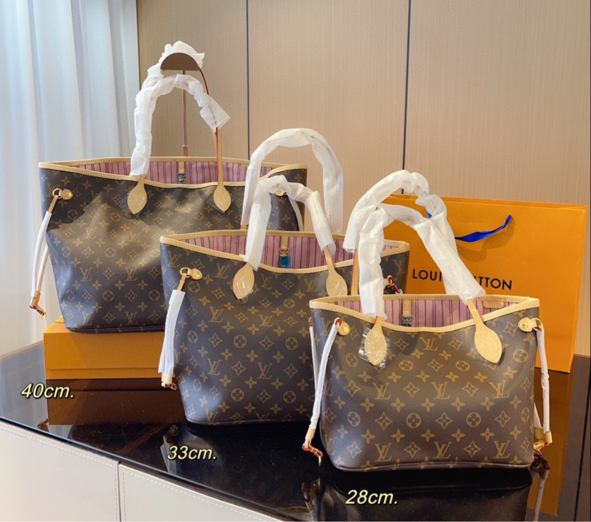 Classic NF tote bags, with matching zippered pouch