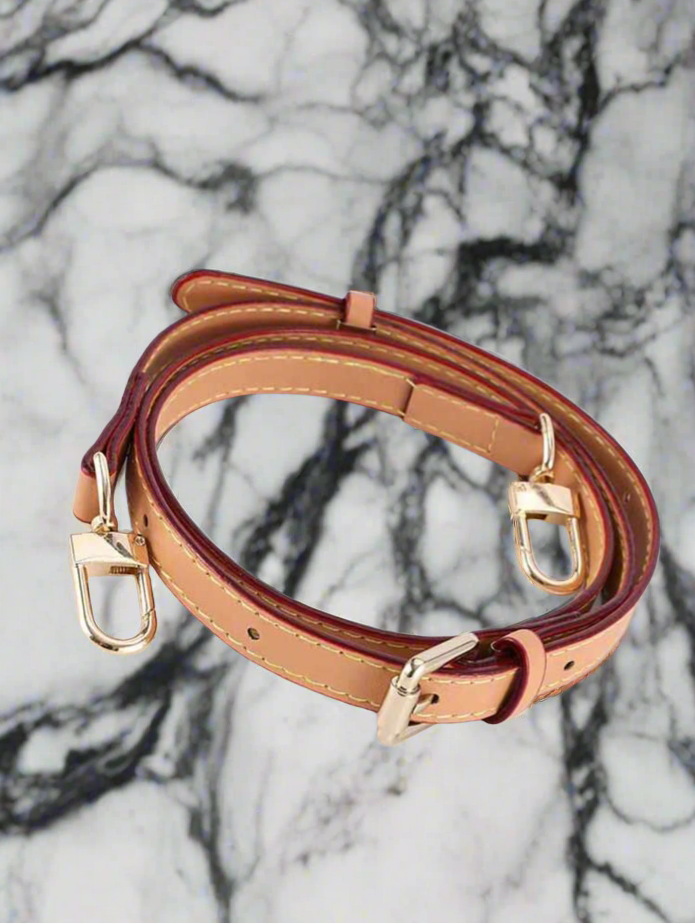 Adjustable long Leather purse straps