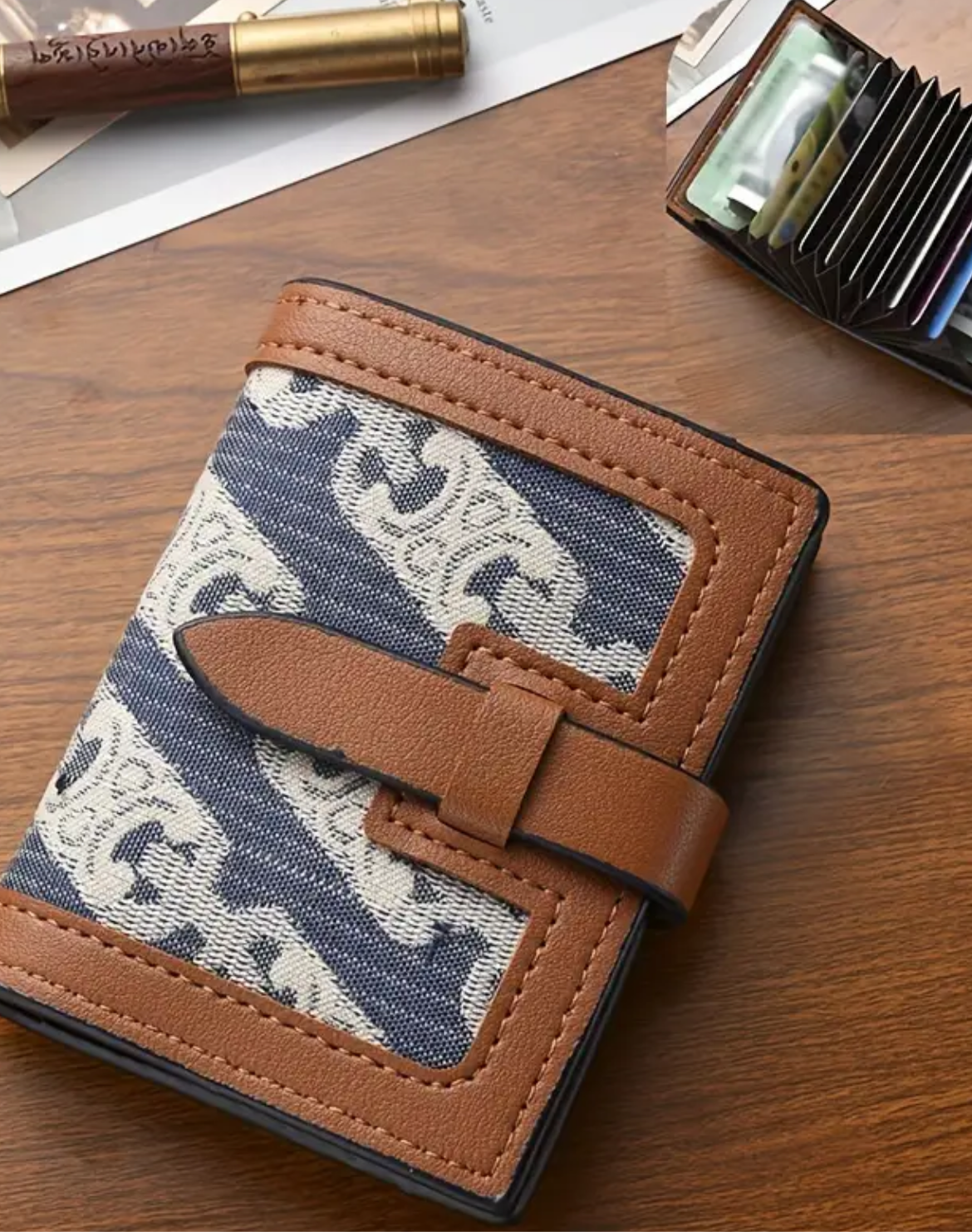 Various short wallets & small leather goods