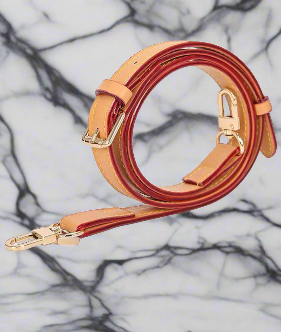 Adjustable long Leather purse straps