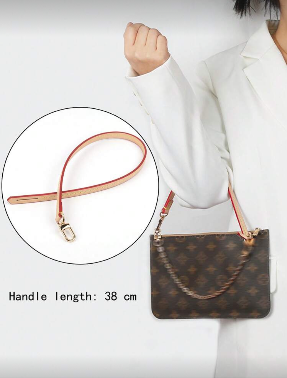 High-end Leather purse straps