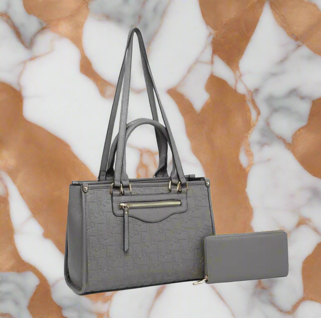 Vegan leather printed totes & wallets