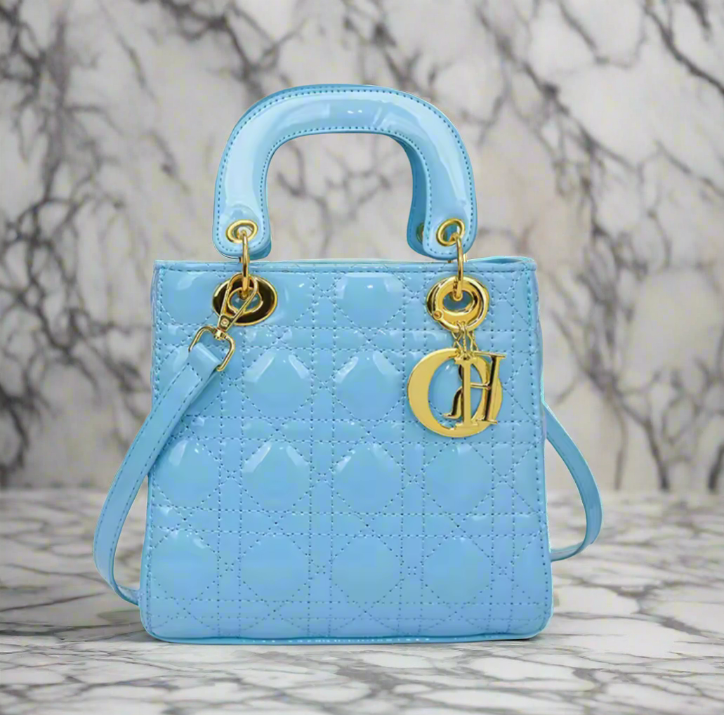 Structured square tote  “DIANA” bag