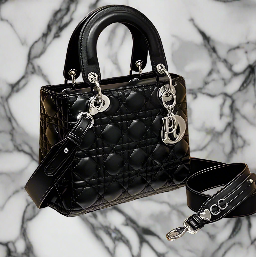 Structured square tote  “DIANA” bag