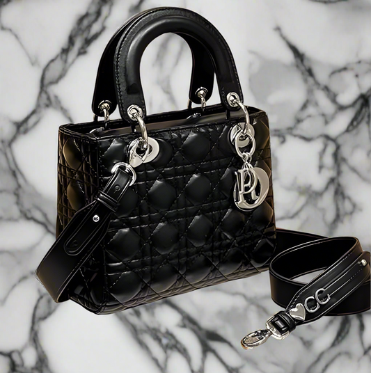 Structured square tote  “DIANA” bag