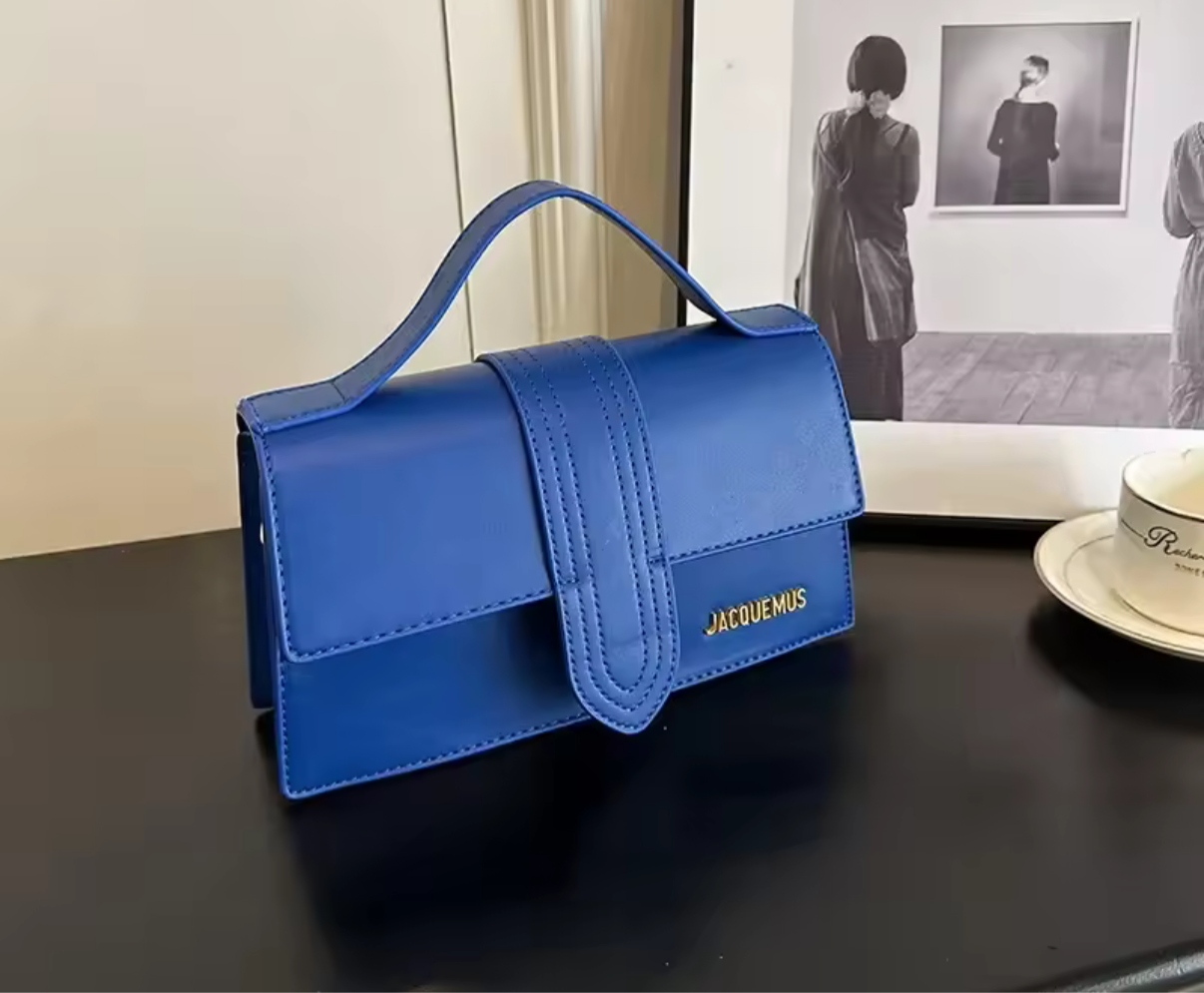 JAQ structured rectangular clutch / crossbody flap purse in many colors