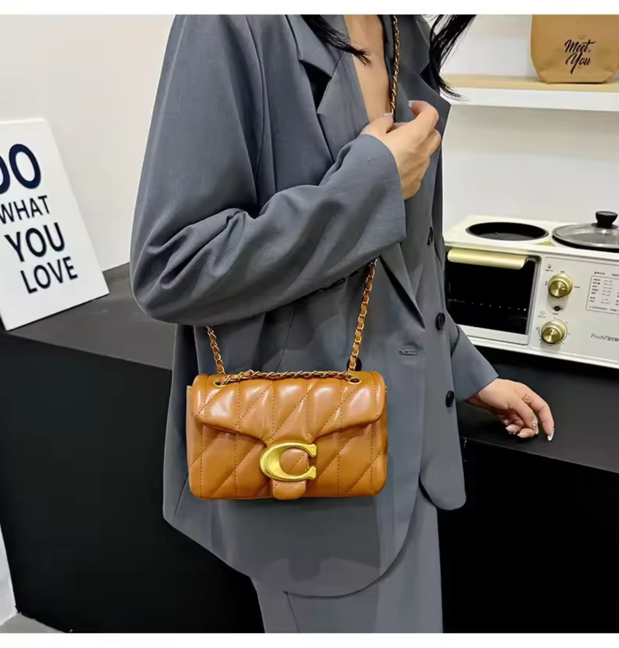 New quilted crossbody bag