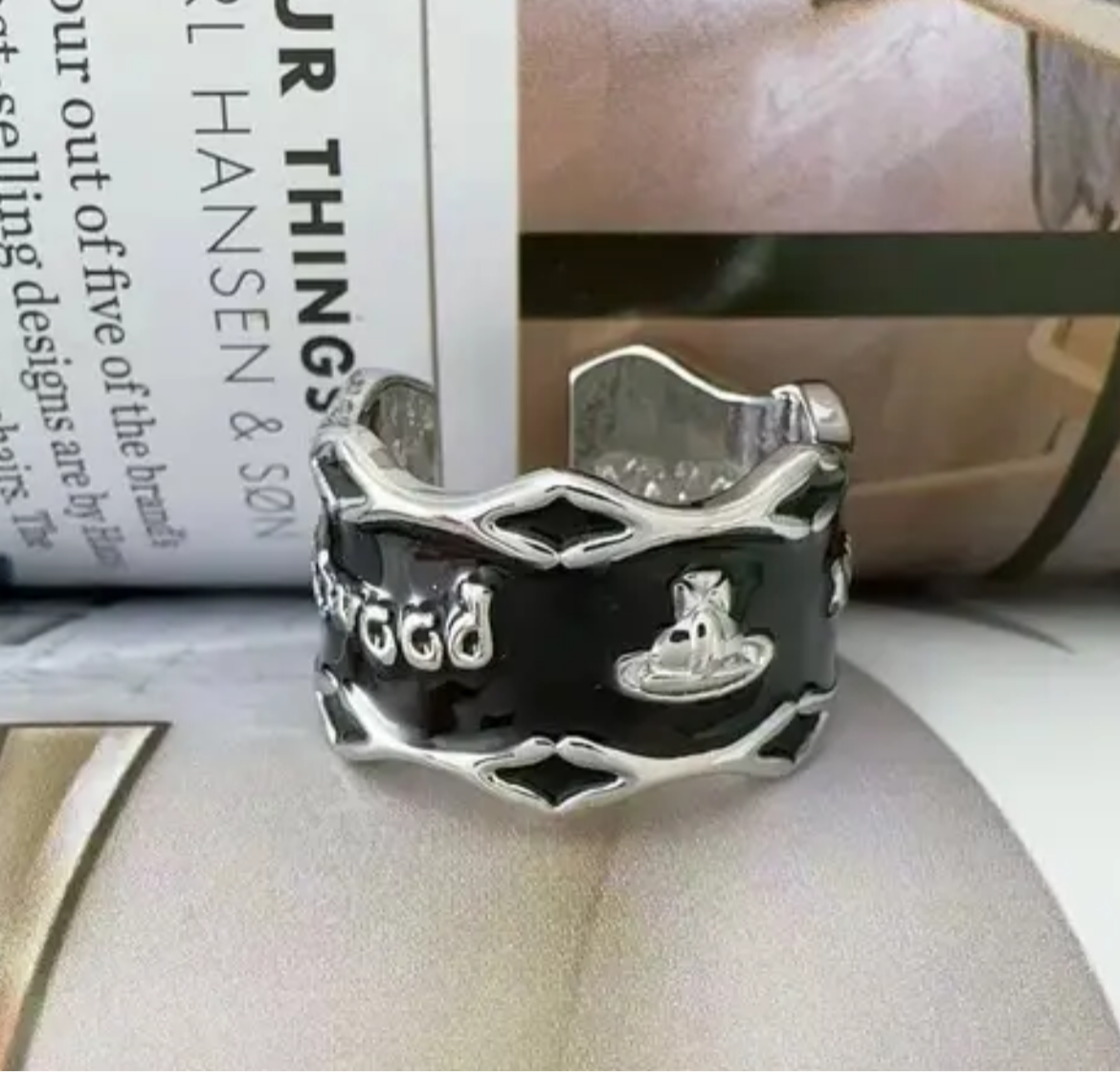 Stylish luxury brand rings