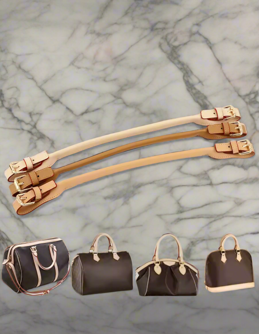 Replacement leather bag straps