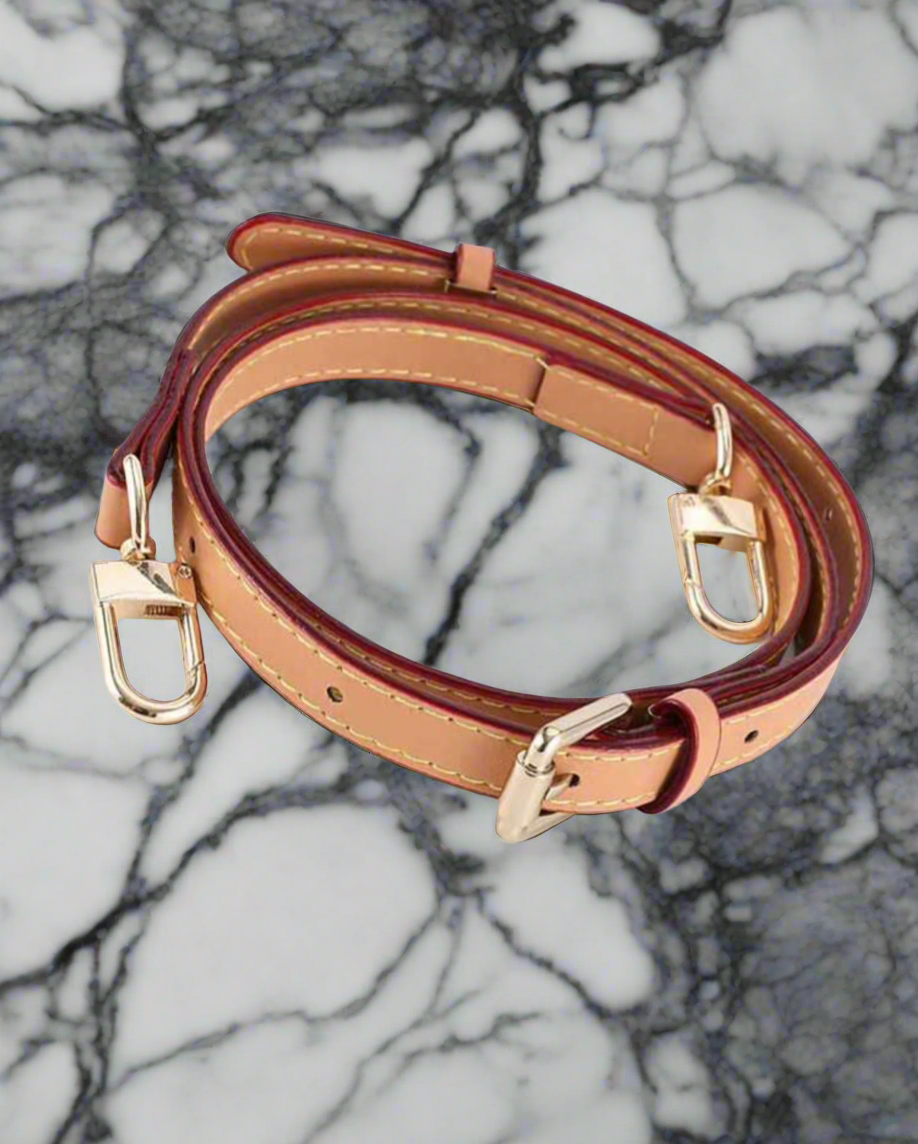 Adjustable long Leather purse straps