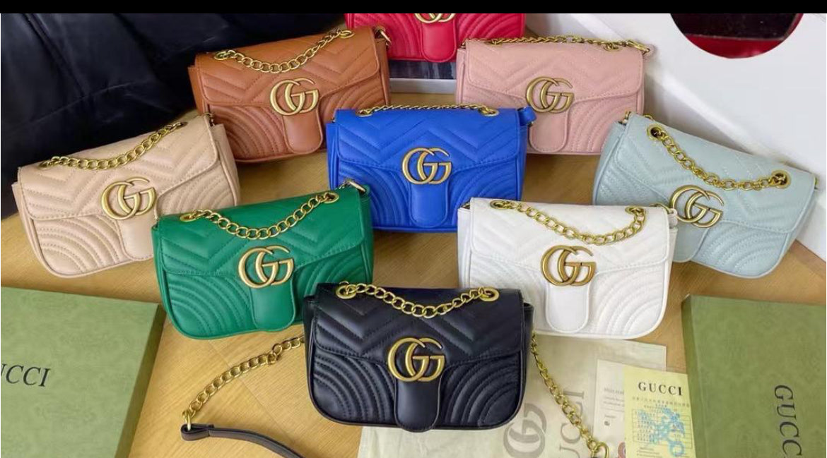 Crossbody  - Leather or velvet GG Logo Bags (variety)
