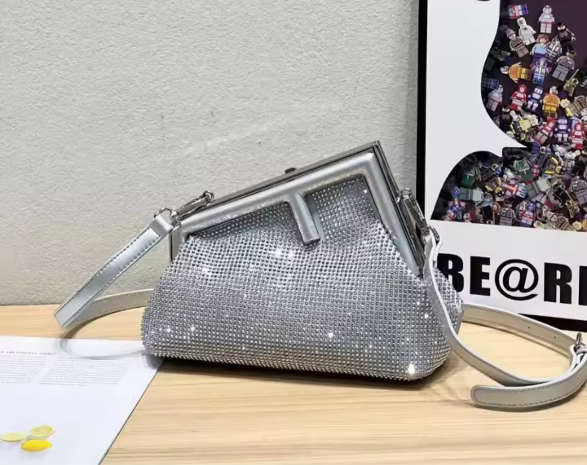 Letter F Clutch / crossbody bag