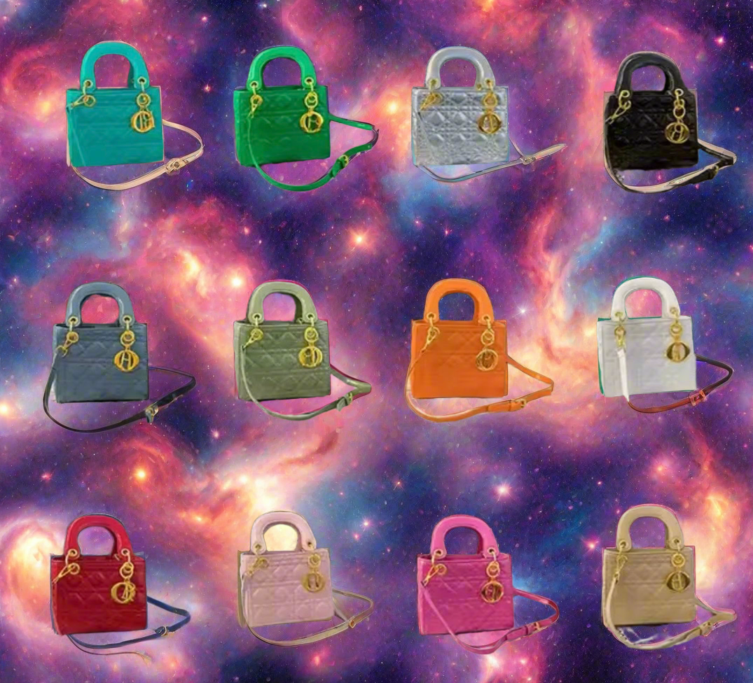 Structured square tote  “DIANA” bag