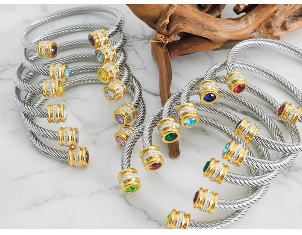 Assorted adjustable bangles  [many options]