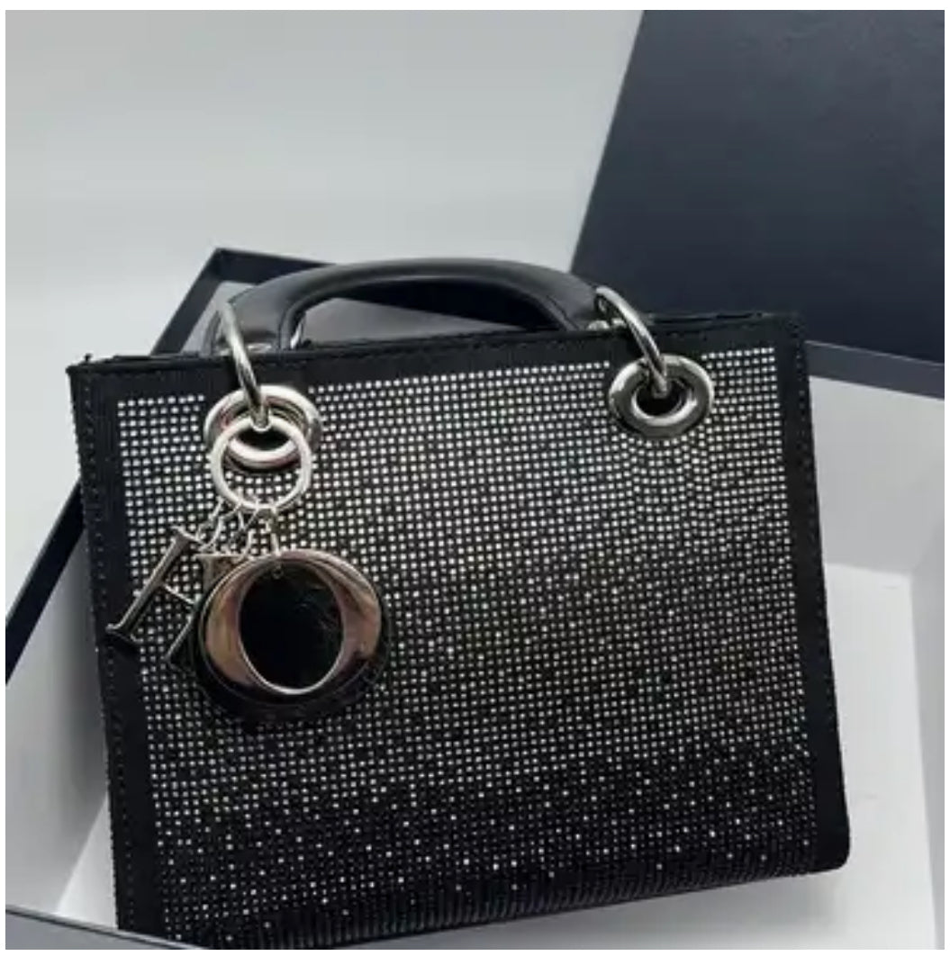 Structured square tote  “DIANA” bag