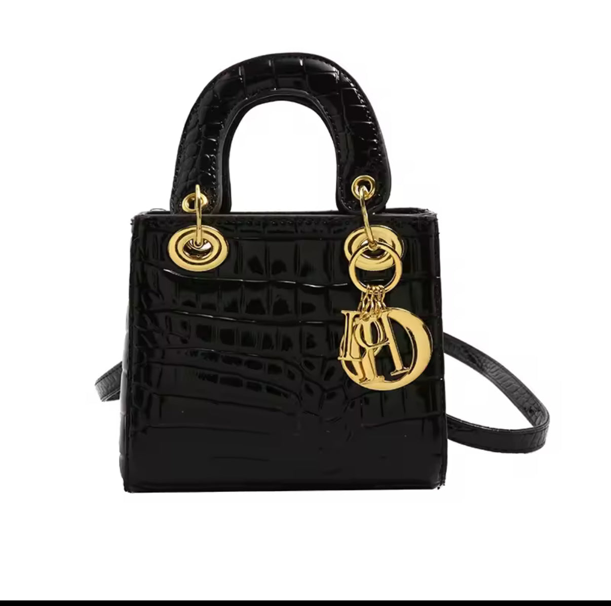 Structured square tote  “DIANA” bag