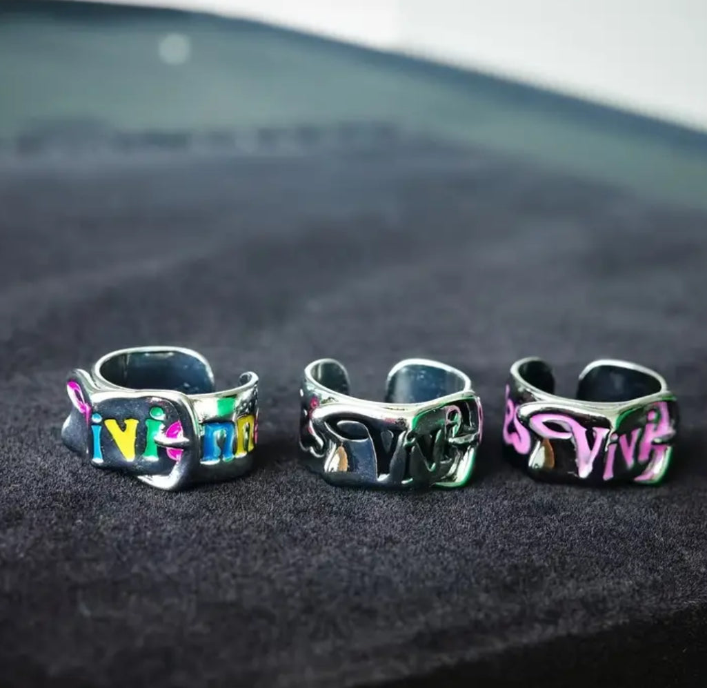 Stylish luxury brand rings (various)