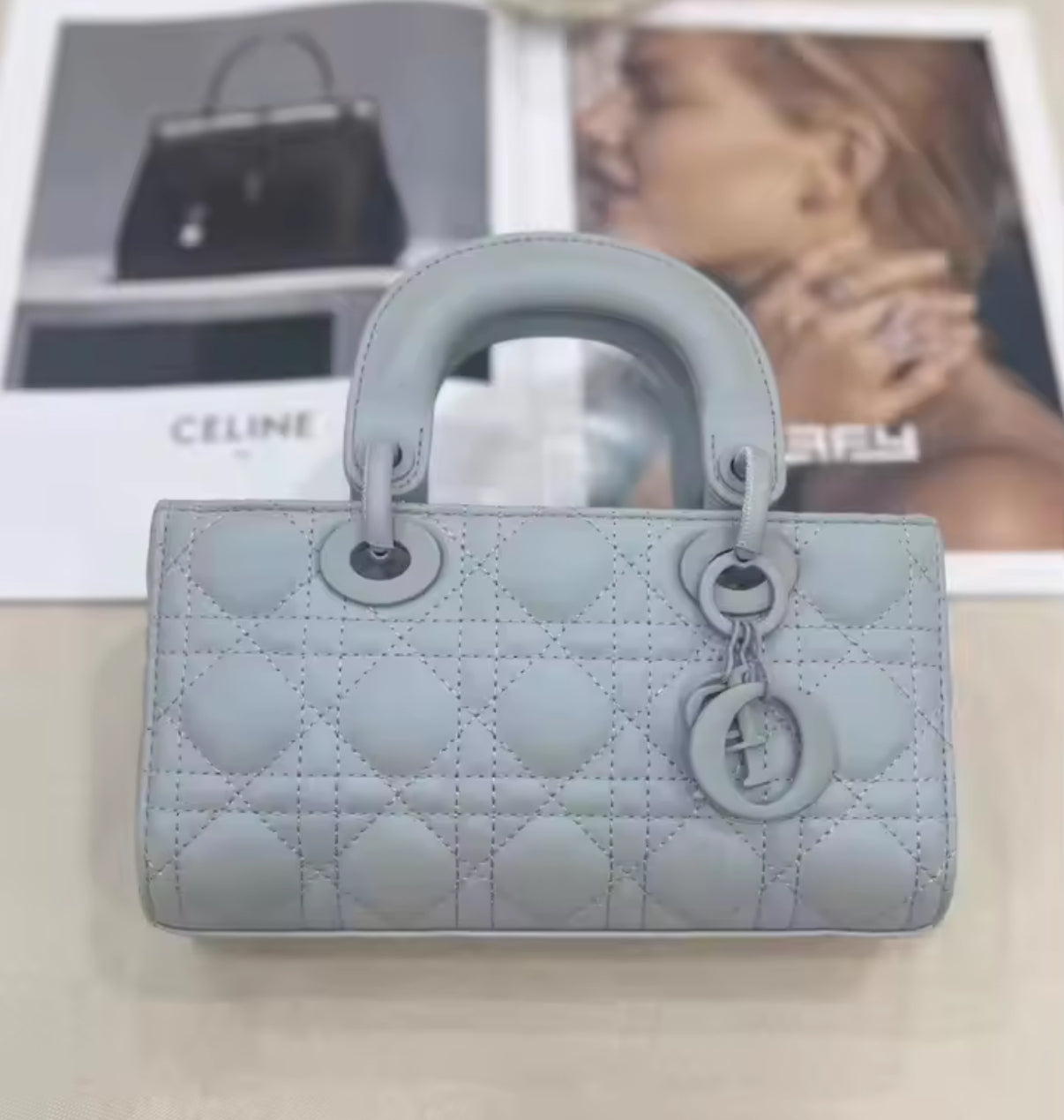 Structured rectangular tote handbags