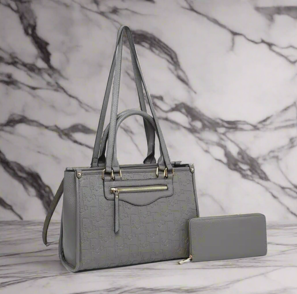 Vegan leather printed totes & wallets