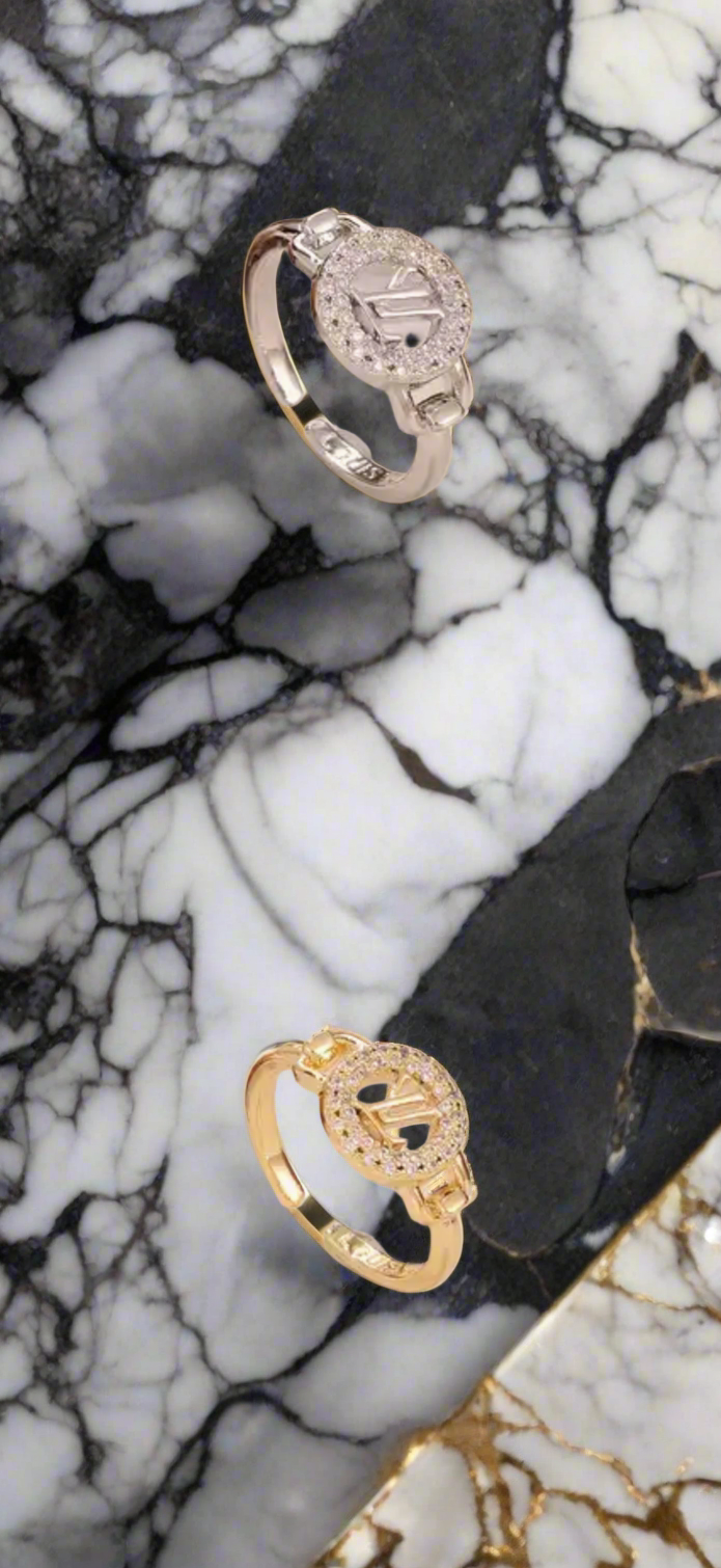 Beautiful inspired rings with logos and adjustable bands (large variety)