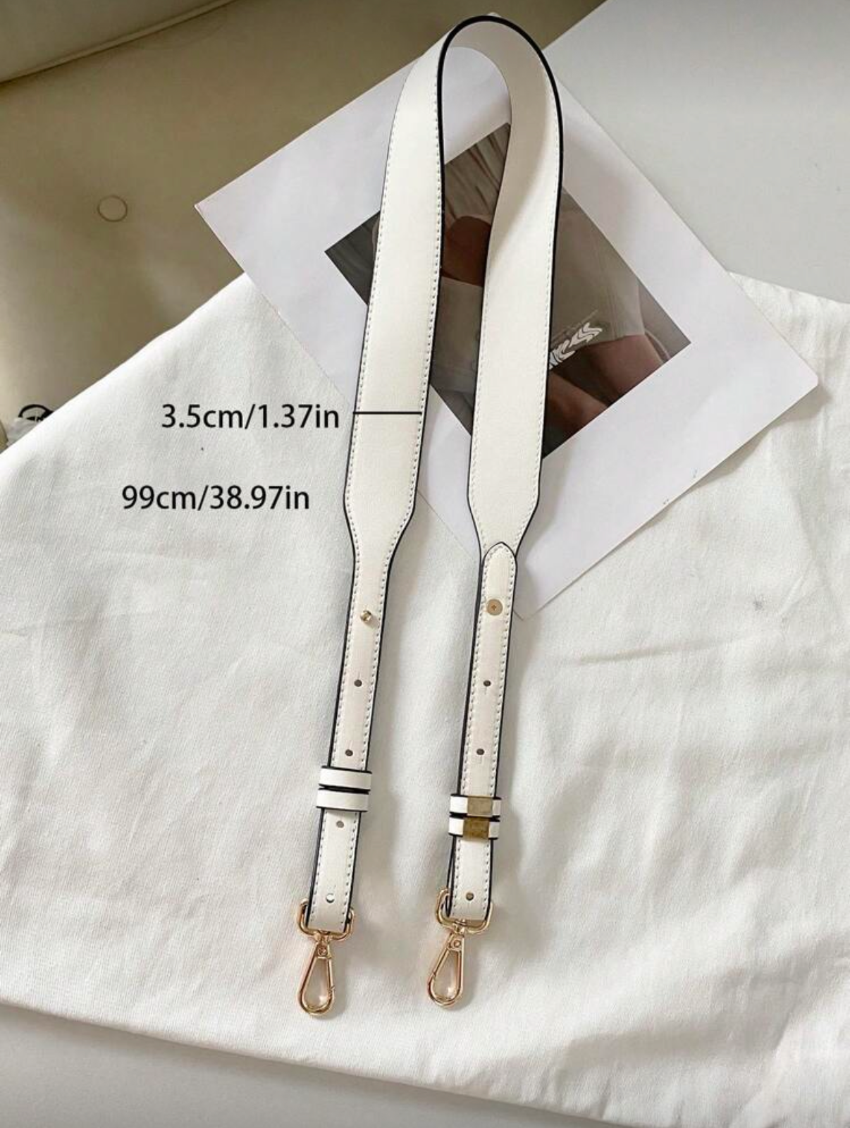 Adjustable long Leather purse straps