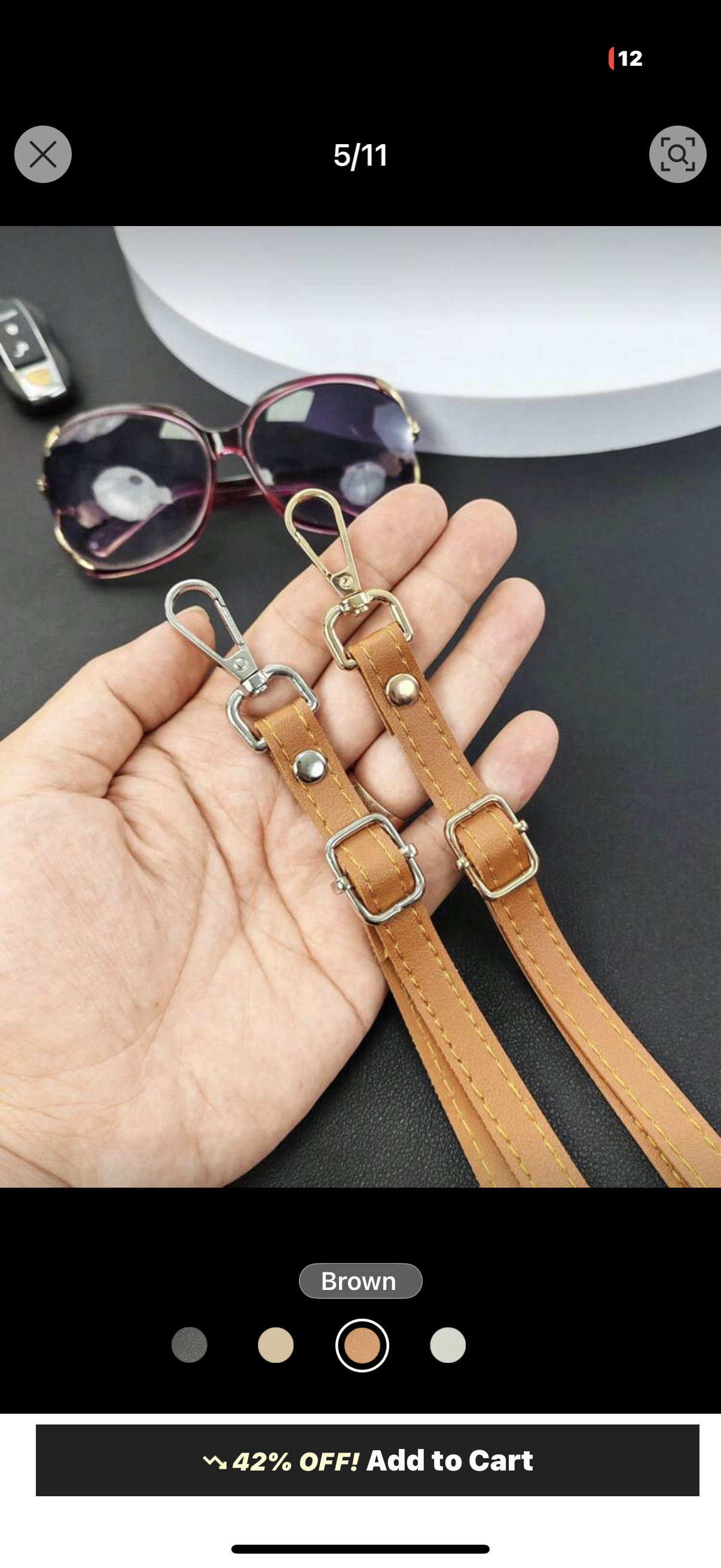 Adjustable purse straps